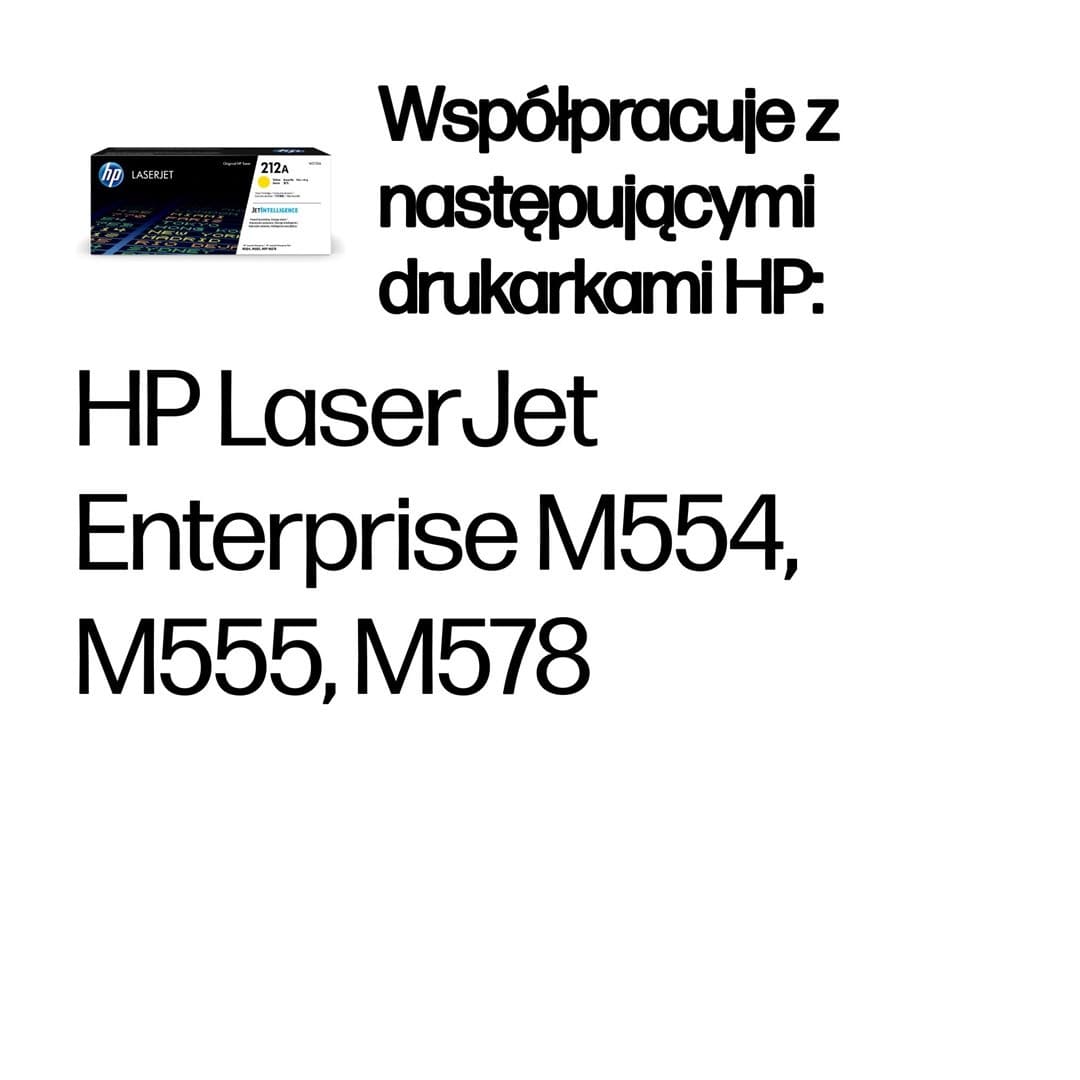 Żółty toner laserowy HP 212A Original LaserJet