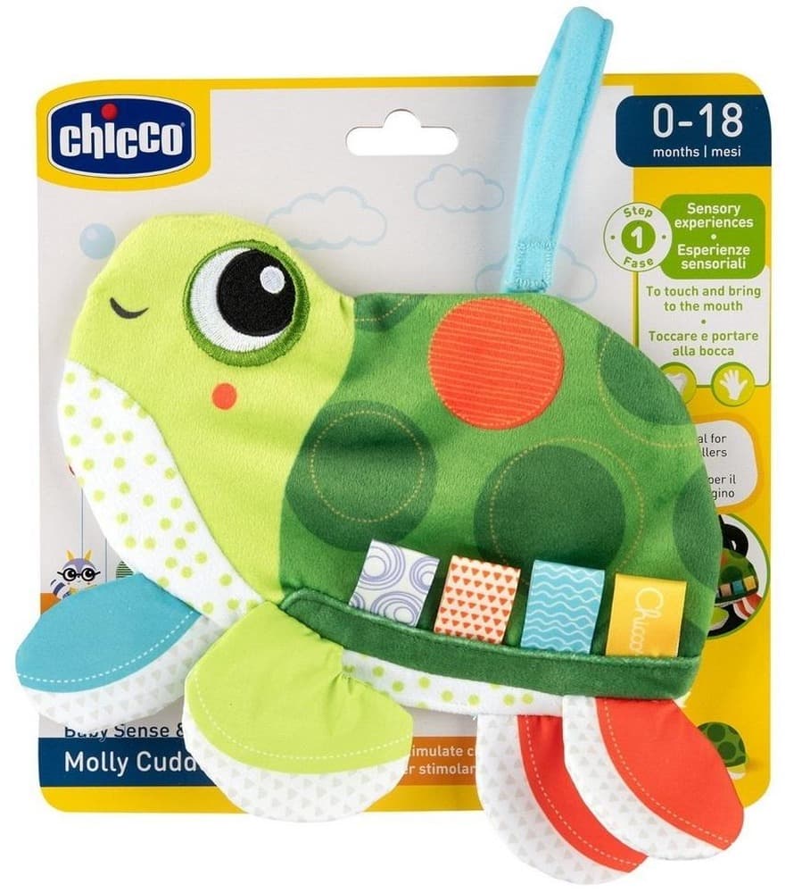 Żółw Szeleścik zabawka sensoryczna dla niemowląt 0-18 miesięcy Chicco