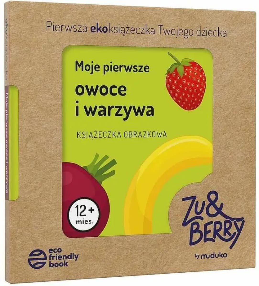 Zu&Berry Książeczka edukacyjna dla dzieci: Moje pierwsze owoce i warzywa