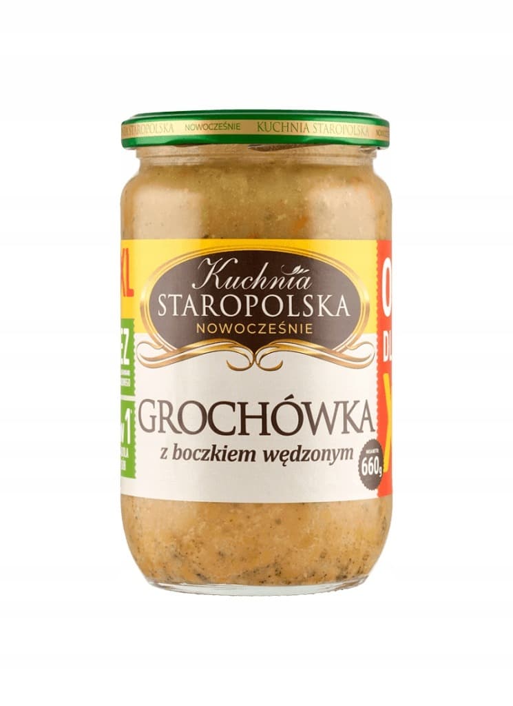 Kuchnia Staropolska Grochówka z boczkiem wędzonym 660g