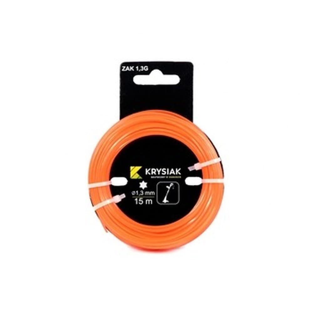 Żyłka tnąca gwiazdkowa do podkaszarek 1,3 mm x 15 m